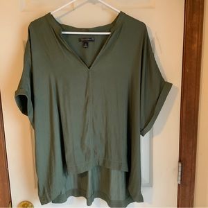 Banana Republic Green Tunic Blouse XXL